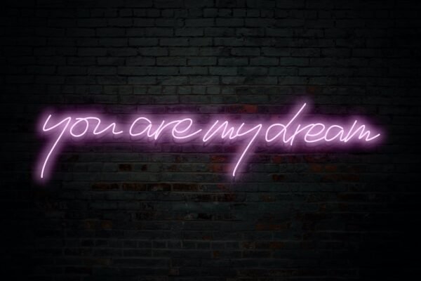 You Are My Dream: long-life, easy mount, super-bright neon wall light - Image 6