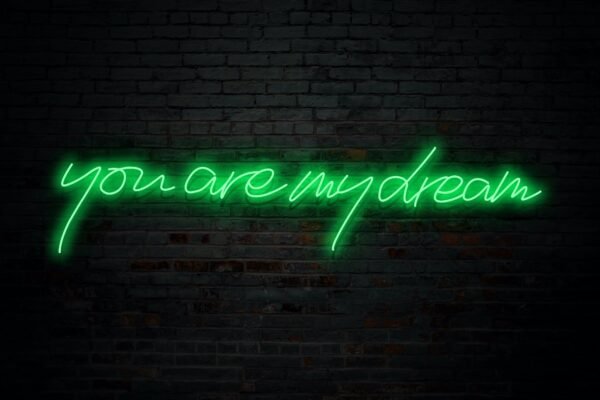 You Are My Dream: long-life, easy mount, super-bright neon wall light - Image 2