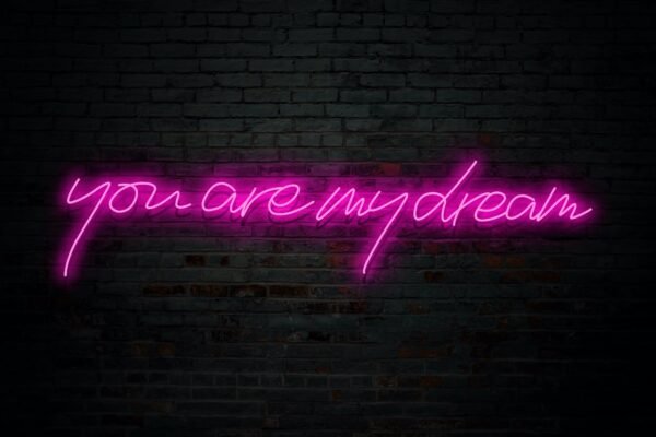 You Are My Dream: long-life, easy mount, super-bright neon wall light - Image 9