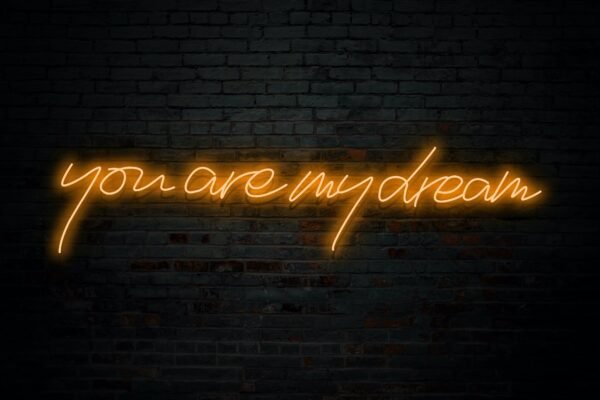 You Are My Dream: long-life, easy mount, super-bright neon wall light - Image 4