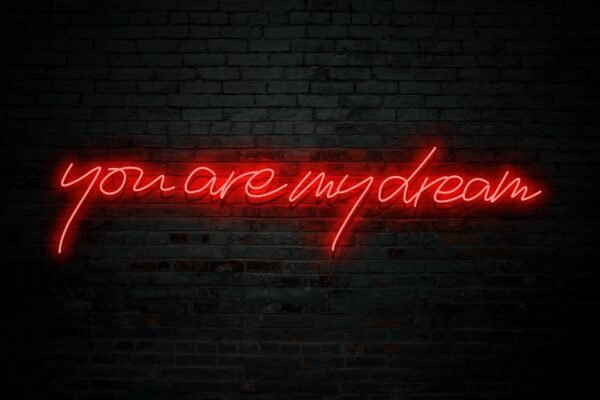 You Are My Dream: long-life, easy mount, super-bright neon wall light - Image 8